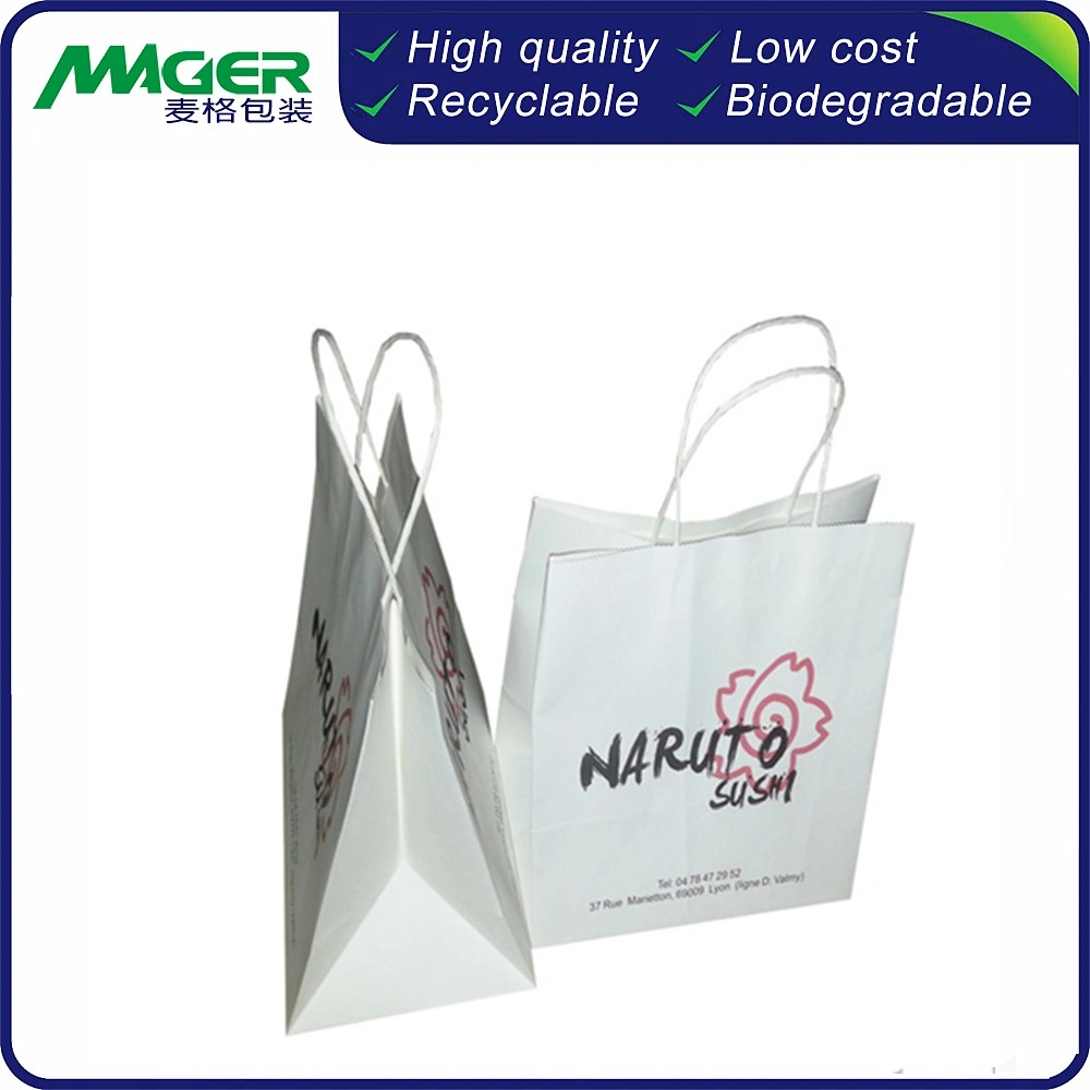 Factory Price High Quality Corlorful Paper Packaging Bag Luxury Gift Shopping Kraft Paper Bag with Custom Logo Gift Carrier Packing Bag with Twist Handle